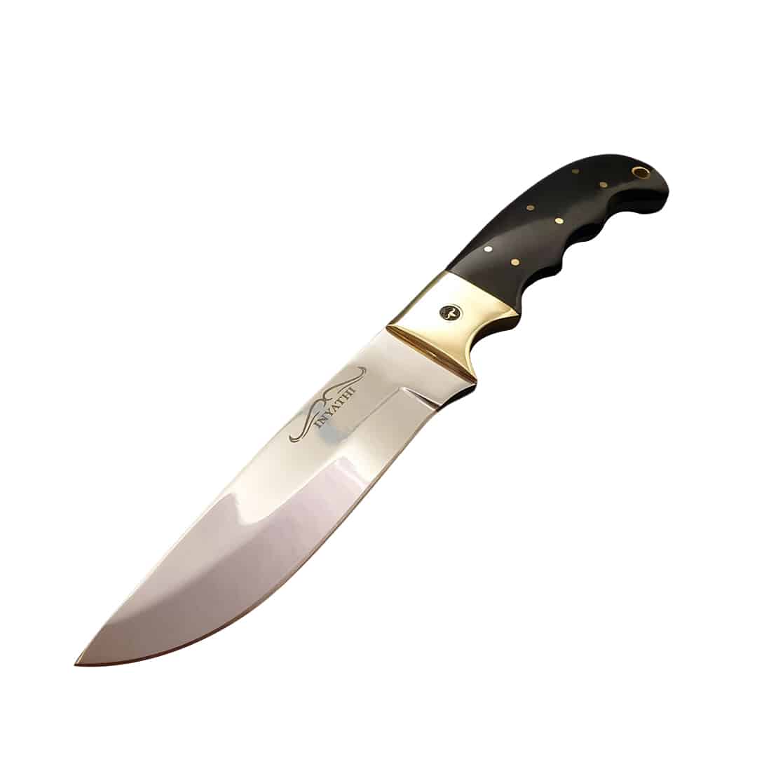 Eland Hunter with Finger Grooves – Buffalo Horn Handle