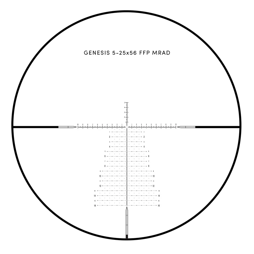 GENESIS X 5-25x56 FFP MRAD